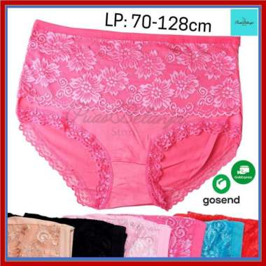 Celana Dalam Wanita Renda Brukat Bunga XXL | CD Wanita Jumbo XXL Besar