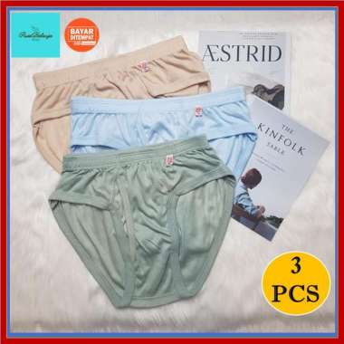 3pcs Celana Dalam Pria XXXL XXL XL L ZB MAN CD Pria Dewasa CD Laki 3pcs - RANDOM XXXL