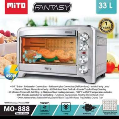OVEN LISTRIK MITO 888 FANTASY 2 33 Liter 33L