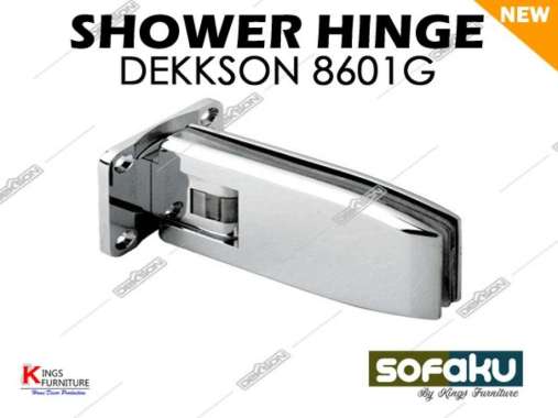 Dekkson Shower Hinge ASH - Engsel Penghubung Kaca ke Tembok