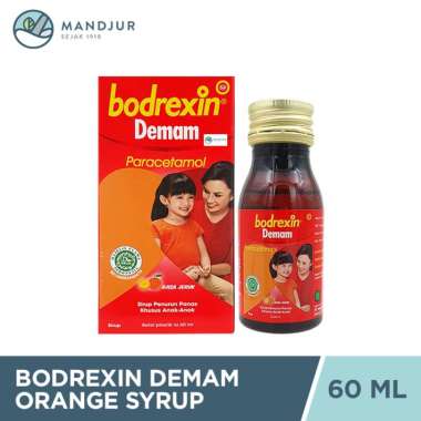 Bodrexin Demam Orange Sirup 60 mL - Pereda Demam dan Nyeri pada Anak