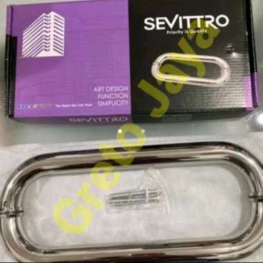 ( 35cm ) Handle C Handel Pegangan Tarikan Pintu Kaca Panjang As 35 cm