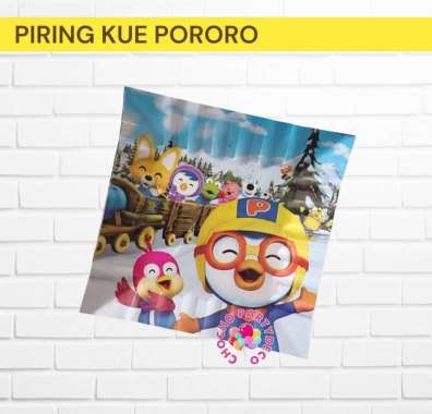 Piring PORORO / Piring Kue Ulang Tahun PORORO Pororo
