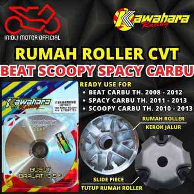 PULLEY PULLY RUMAH ROLLER CVT KAWAHARA RACING BEAT SCOOPY SPACY KVY CARBU KARBURATOR KARBU 110 KVY P