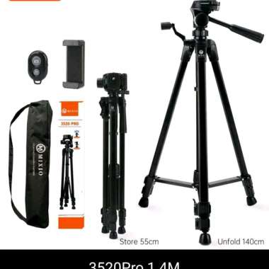 MIXIO 3520PRO Tripod+Bluetooth Remote+Bag 145CM profesional Tripod