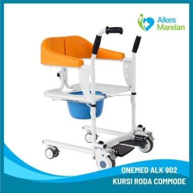 ONEMED - Kursi Roda Transfer + Commode Onemed ALK902 / Wheelchair BAB