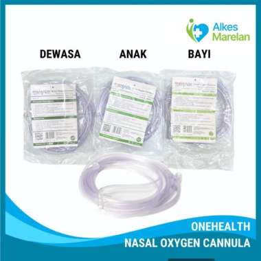 ONEHEALTH - Nasal Oxygen Cannula Dewasa / Anak Bayi / Anak Onehealth Anak