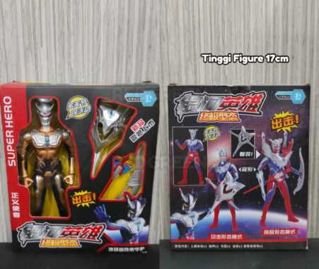 mainan anak action figure shf ultraman - darklops zero figure koleksi