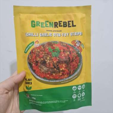 Green Rebel Chili Garlic Stir Fry (Dendeng Balado) Daging Vegetarian
