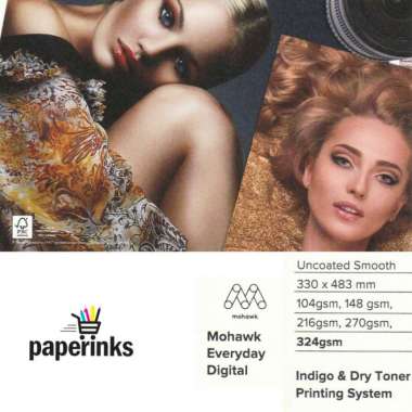 EVERYDAY DIGITAL UNCOATED SMOOTH WHITE 270 gsm Fancy Digital Multivariasi Multicolor