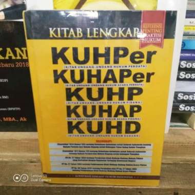 Buku KUHPer,KUHAPer,KUHP,KUHAP,KUHD edisi lengkap Multivariasi Multicolor