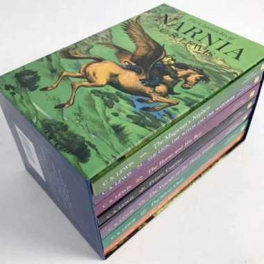 The Chronicles of Narnia box set 7 books full colour fancy paper Multivariasi