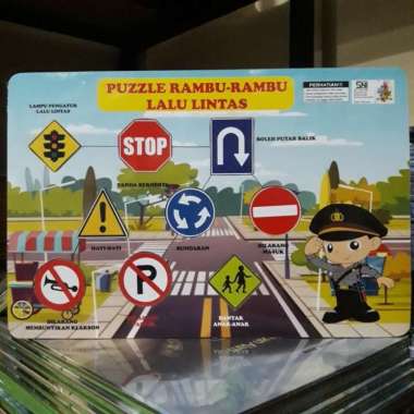 Puzzle Rambu Rambu Lalu Lintas