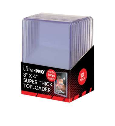 Ultra Pro Super Thick Toploader 180PT 10CT