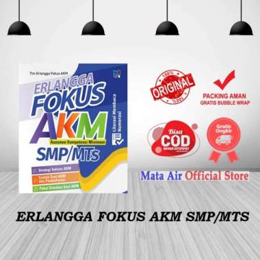 BEST SELLER ERLANGGA FOKUS AKM SMP/MTS -TIM ERLANGGA FOKUS AKM Multivariasi Multicolor