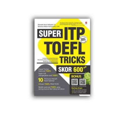 BUKU TOEFL " ITP TOEFL TRICKS SKOR 600++ Multivariasi Multicolor