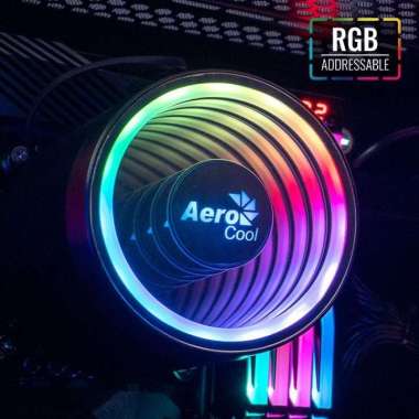 AEROCOOL MIRAGE 5 - CPU COOLER RGB - FAN PROCESSOR for INTEL / AMD