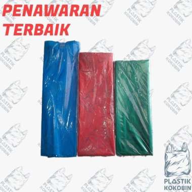 PLASTIK SAMPAH WARNA (1 PACK) 60 X 100 HIJAU