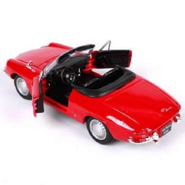 Diecast / Die Cast Burago Alfa Romeo Spider (1966) Red Scale 1:32