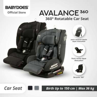 Babydoes Carseat 360 Avalance Gray