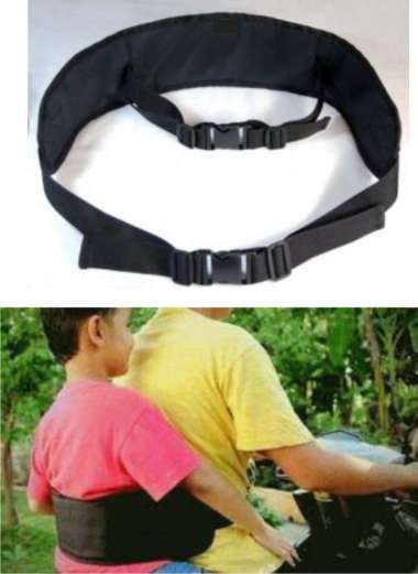 SABUK BONCENG ANAK / SABUK BONCENGAN MOTOR HITAM