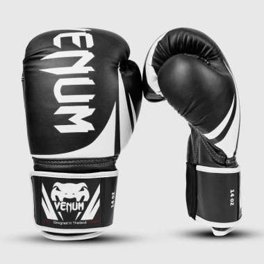 Sarung tinju boxing glove Venum Challenger 2.0 Boxing Gloves Black/White 12 Oz