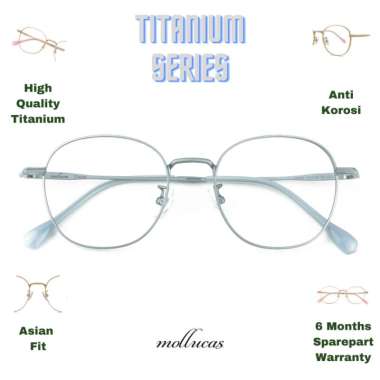 Mollucas - Mollucas Cilacap CK846 C3 Silver - Frame Kacamata - Pria/Wanita - Minus/Silinder/Plus