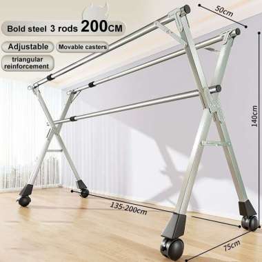 Jemuran Baju Dengan Roda Jemuran Baju Lipat Jemuran Baju Stainless Steel Jemuran Pakaian Jemuran Tig