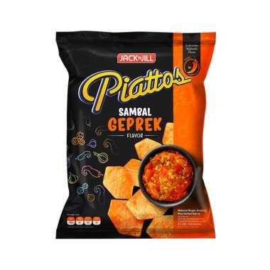 JACK N JILL PIATTOS Snack Kentang 68gr (4 varian rasa) Sambal Geprek