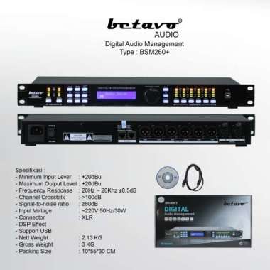 Digital Proceccor Betavo BSM 260+ Audio Management BSM260 processor