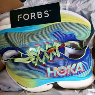 Hoka Cielo X1 Evening Sky Lettuce || blue green
