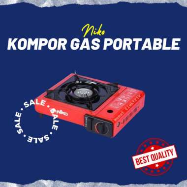 Kompor Gas 1 Tungku BBQ Pemanggang Sosis Portable Kecil Tabung Gas Kaleng
