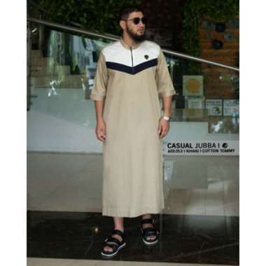 JUBBA SAMASE PREMIUM LENGAN 3/4 (A053) NAVY-XXL