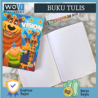 [PAK] Buku Tulis 38 Vision / Buku Tulis Garis 38 Lembar Vision