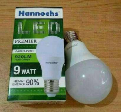 lampu led 9 watt hannochs / led bulb 9w hannochs
