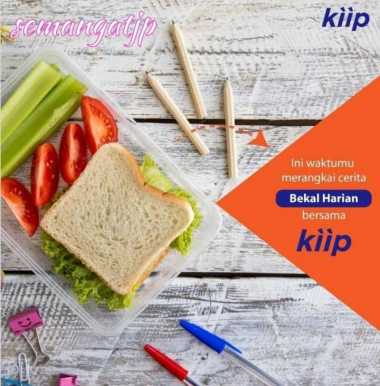 @25pc kotak makan plastik/ tempat makanan / wadah plastik 750 ml+tutup