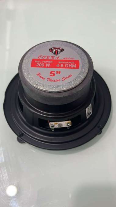 Speaker Woofer 5 inch Cobra Audio 5" 5in 200 watt 4-8 Ohm