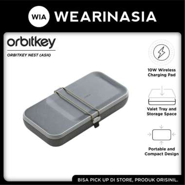 Orbitkey Nest Wireless Charging iPhone Airpods Original Ash