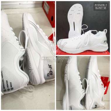 SEPATU BADMINTON LINING BLAST SE JF 01 se original bagus 45 White