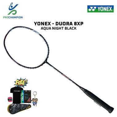 New ! Raket Badminton Yonex DUORA 8 XP 8XP Aqua Night Black