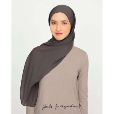 Geulis.id x Ayudiac / AYUDIA SHAWL / HIJAB WANITA (4 warna) BROWN