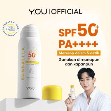YOU Sunbrella 50ml Airy Outdoor Sunscreen Spray SPF50+ PA++++