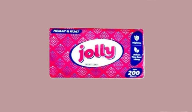 JOLLY FFACIAL TISSUE 200/250S Tisu Murah 2 ply Jolly Tisu 250s