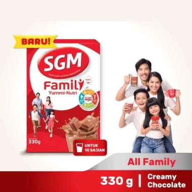 SGM Family Yummy Nutri Rasa Cokelat 330gr