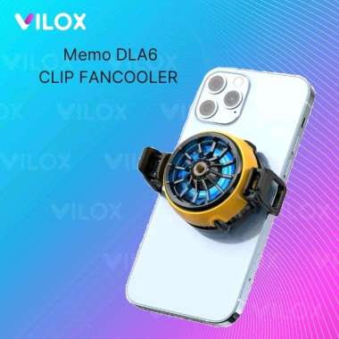 memo dla6 clip fan cooler hp kipas pendingin model jepit live streaming