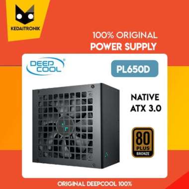 Deepcool PL650D 650W Native ATX 3.0 80PLUS Bronze Standard Power Supply PSU PL650D