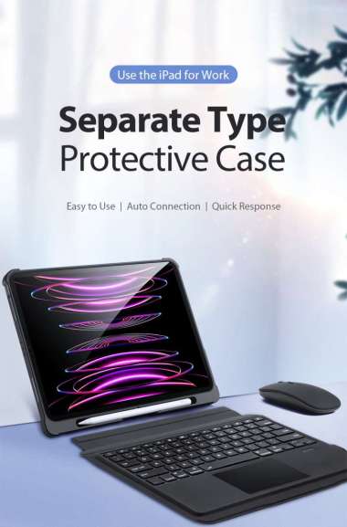 Dux Ducis Case Magic Keyboard Bluetooth for iPad Pro 12.9 (2022/2021/2020) 2021