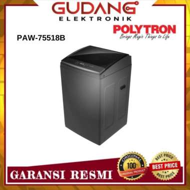 MESIN CUCI POLYTRON PAW-75518B TOP LOADING 7.5 KG POLYTRON PAW 75518B -