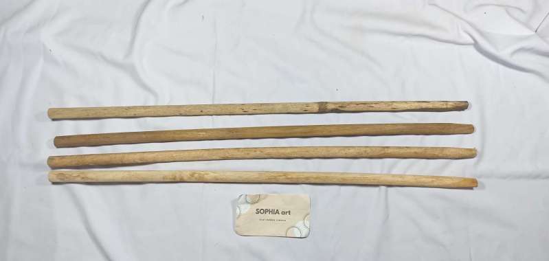 GAGANG KAYU UKURAN 70CM 75CM 80CM POLOS PLASTIK TONGKAT SAPU IJUK LIDI TAMAN PEL STIK GARAN 70CM POL