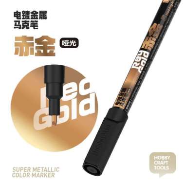 Hobby Mio Super Metallic Color Marker, Warna Red Gold